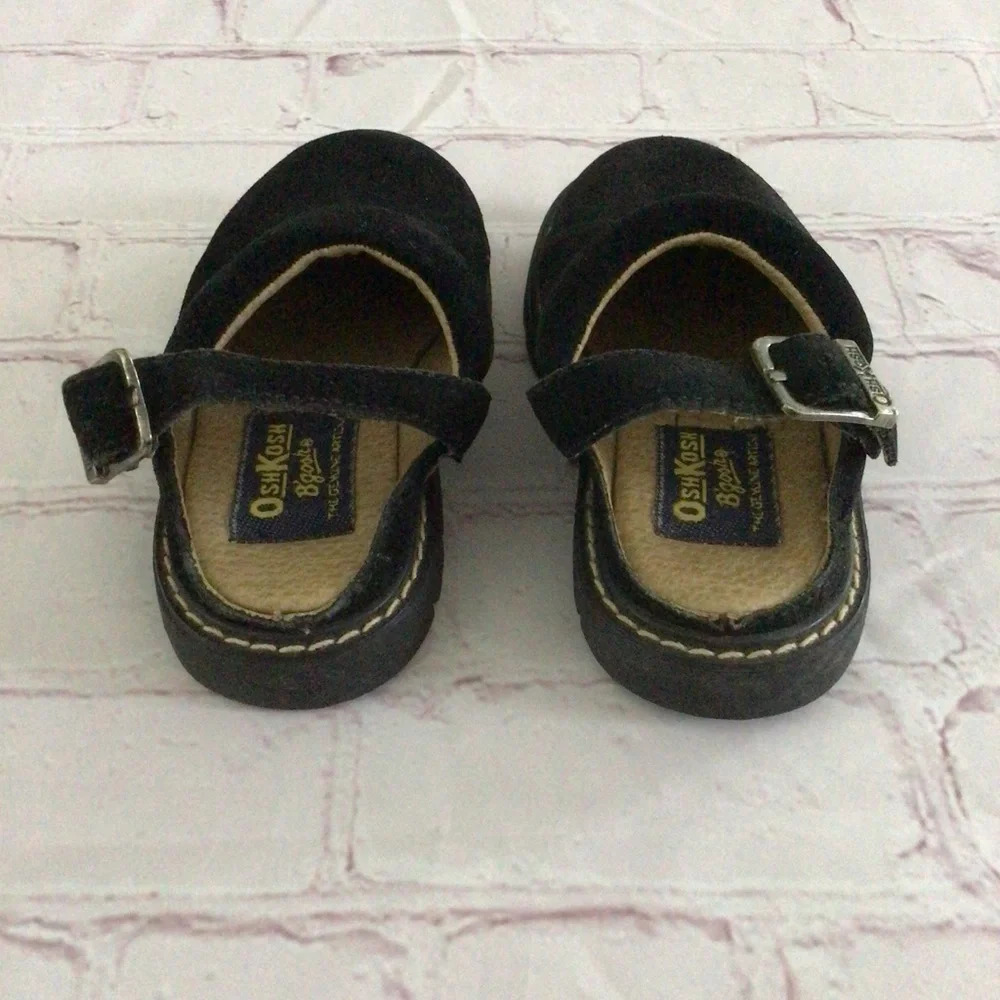 OshKosh “Hillary” Black Suede Shoes - Size 6.5 - Picture 5 of 6
